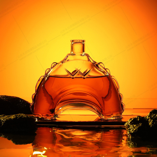 Personalizza la bottiglia di cristallo personalizzata Burgundy