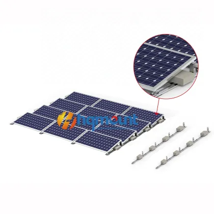 HQ Mount East-West Dual-Orientation Ballasted Flat Roof Solar System