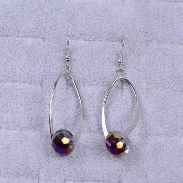 Beaded Glass Drop Earrings, Basic Design