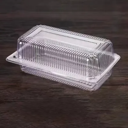 PET Bakery Dessert Cookie Box Container Tiramisu Tray