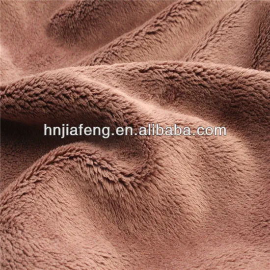 warp knitting super soft polyester velvet fabric for toy, plush fabric