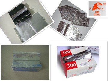 Pop-up Hairdressing Foil Sheet with Embossed