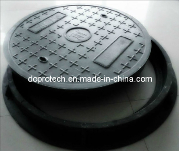 Casted Manhole Cover with Frame