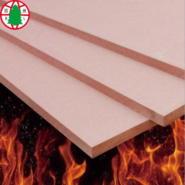 Flammhemmende feuerfeste rosa Farbe MDF-Brett
