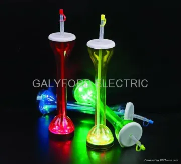 LED Flashing yard glass - 550ml