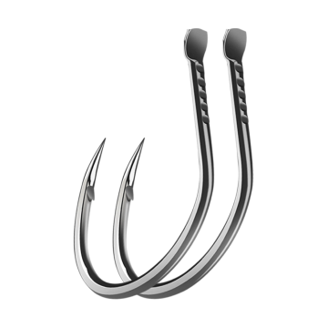 THORFORCE High Strength White Tin Material Back Notch BKK Sharp Single Hook