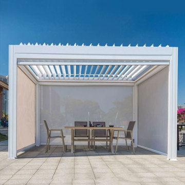 Electric Pergola Shutters with Remote Control for Fashionable Roof Pergolas