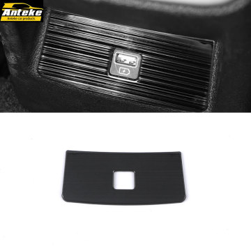 2020 Kia K5 Stainless Steel Carbon Fiber Interior Accessories with Rear USB Port and Decorative Sequins - OEM