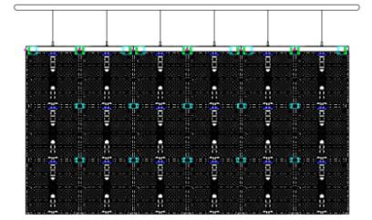 LED Display for rental of PH4.8 