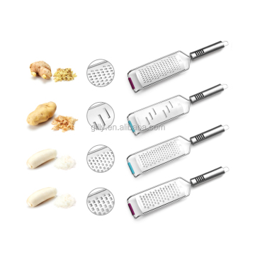 Stainless Steel Kitchen Zester Grater for Ginger, Garlic, Nutmeg, Chocolate, Vegetables, Fruits, and Cheese