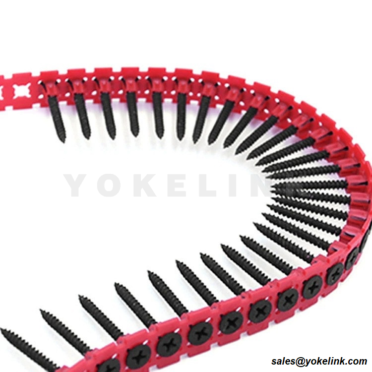 M3.5 M3.9 fekete durva/finom menetes sorba rendezett gipszkarton csavarok 25mm 35mm 65mm