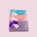 Rigid Paper Chocolate Packaging Gift Box With Ribbon