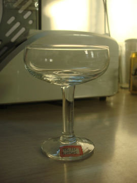 Margarita Glass Saucer Wine Cocktail Stemware Glass