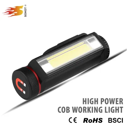 aluminum 3aaa battery powered pen light/ pen type work light