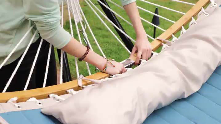 450lbs de poids de poids double personne matelasrée hamac