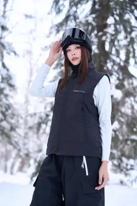 Middle layer winter warm down vest