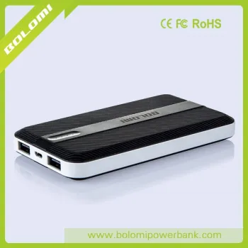 Best products for export 8000mAh polymer portable power bank,Dual USB Mobile power ,smart phone external battery charger.