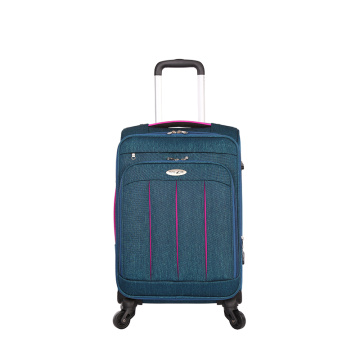 Adult nylon spinner airplane trolley luggage sets