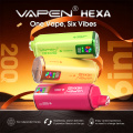 VAPEN HEXA 200K 6IN1 Puffs вейп на едро