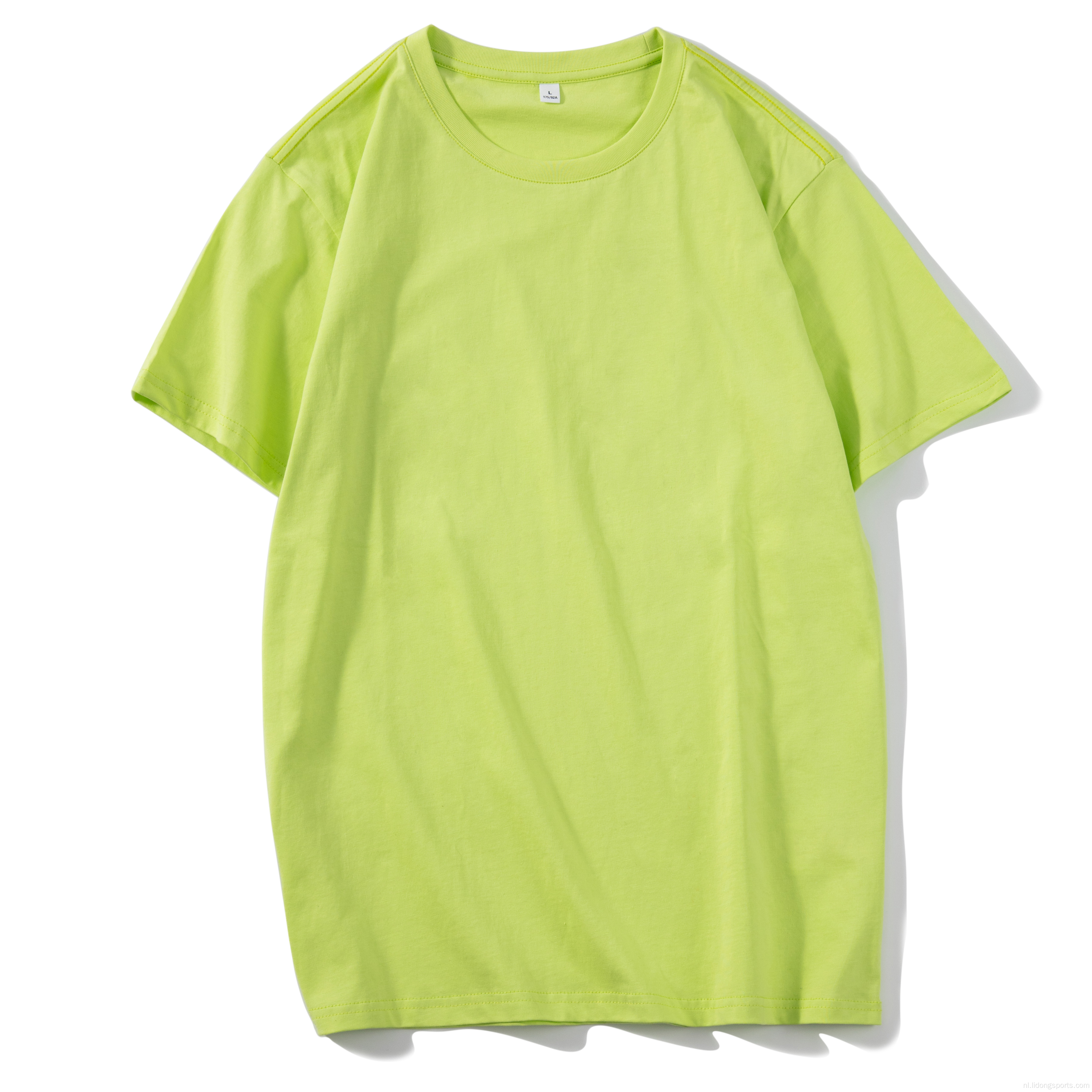 Aangepaste casual heren O-hals t-shirts Oversized T-shirt