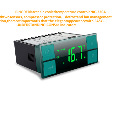 RINGDER RC-320A Ail-Cooled Temperature Controller with Defrost Thermostat