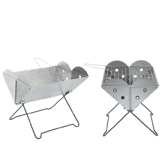 Charcoal Smokers Type Outdoor Stainless Steel Foldable Barbecue Bbq Grills