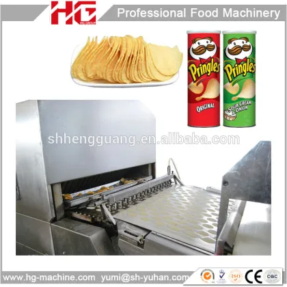 Brand new 250Kg per hour Pringles potato chips production line