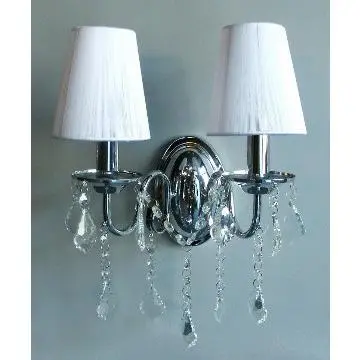 Classical candle white modern indoor designer wall lights uk