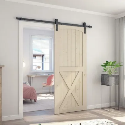 Modern Custom Barn Doors - Flat Interior Wooden Sliding Doors