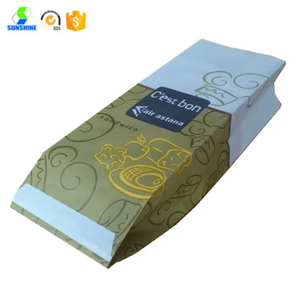 Take away snack food bag