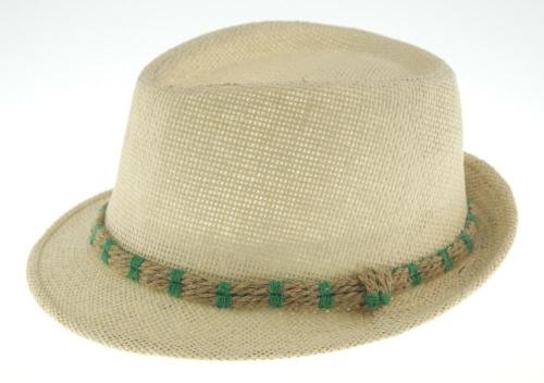 Sombrero de fedora paja de papel de moda las damas diseño 100%