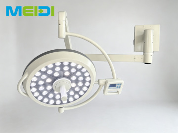 Lampu Gantung LED Tanpa Bayangan Pembedahan, Lengan Boleh Diputar Fleksibel, Kawalan Skrin Sentuh LED, Bilik Operasi Hospital OT Ligh