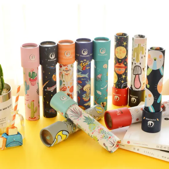 1PC New Kaleidoscope Imaginative Cartoon Children Interactive Logical Magic Classic Educational Toys for Kids