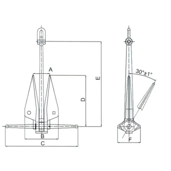 Heavy Duty Black Marine Anchors for Sale Anchors