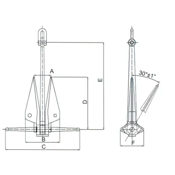 Heavy Duty Black Marine Anchors for Sale Anchors