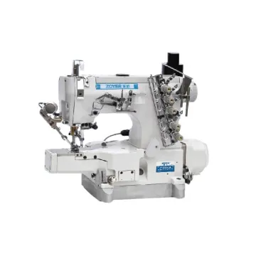 ZY 600-01DA Zoyer Small Flat Bed Direct Drive Auto Trimmer Interlock Sewing Machine