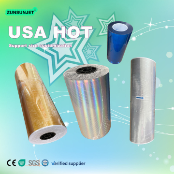 UV DTF Golden Roll Film for ABS Transfer - Crystal Label Gold and Silver Film