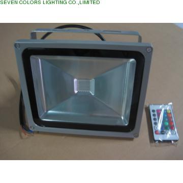 50W RGB LED FLOOD LIGHT with 24key controller