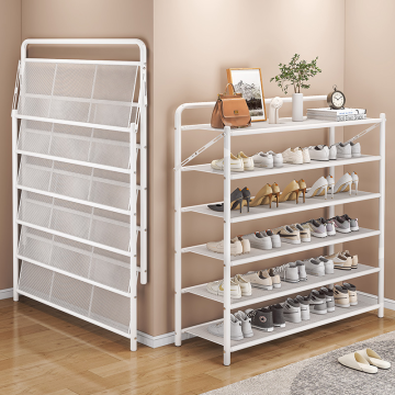 2024 Best-Selling Storage Floor Stand Folding Shoe Rack for Bedroom, Dormitory, and Entrance