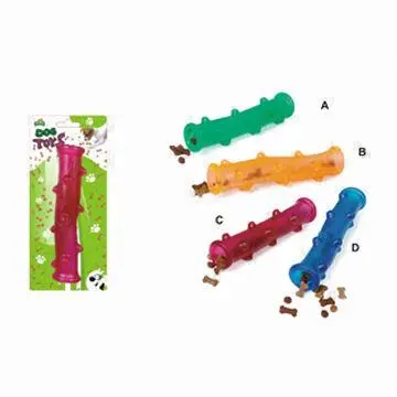 Dog food treated soft chew toy with fragrance