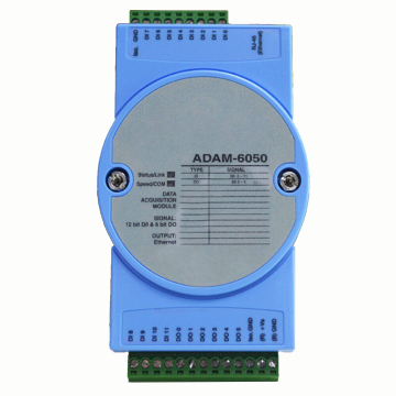 Advantech ADAM-6050: Απομονωμένη ψηφιακή μονάδα I/O Industrial Ethernet