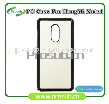 2d sublimation PC plastic blank smartphone case cover for Prosub-redmi note 4