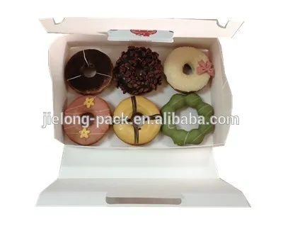 custom design food grade packaging donuts box