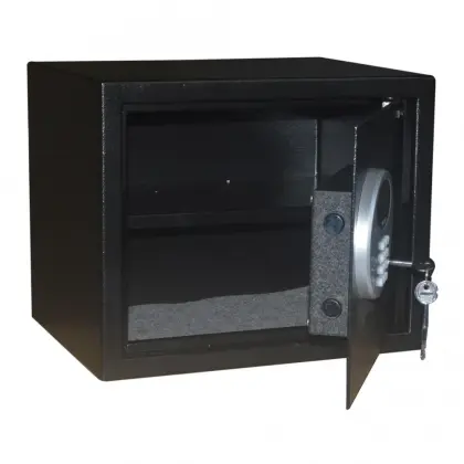 Black Security Safe with Electronic Keypad Lock