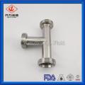 Stainless Steel Sanitary Fittings Equal Tee Thread End