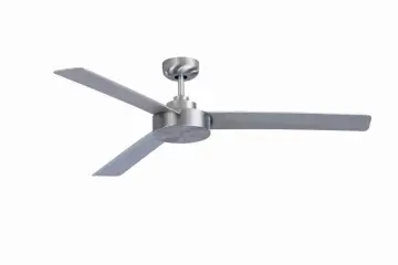Brush Nickel ceiling fan without light