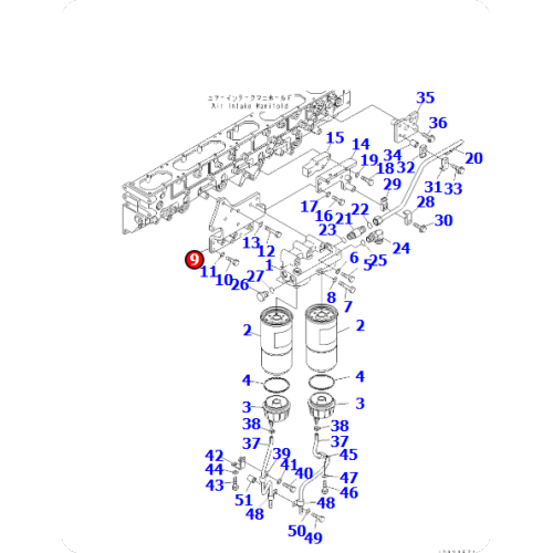 SAA6D170E-5BRACKET6245-71-5890