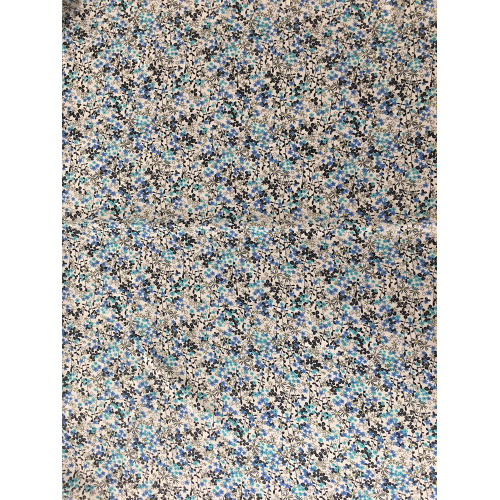 Tissu d&#39;impression 45S de navette en popeline de rayonne Design de fleurs
