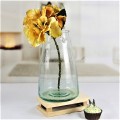 Home Decor Tall Green Bubble Recycled Glass Vase