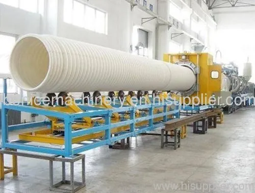 Pe Double Wall Corrugated Pipe Production Equipment 